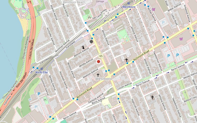 Carte — cabinet d’Ottawa, 370, avenue Churchill Nord